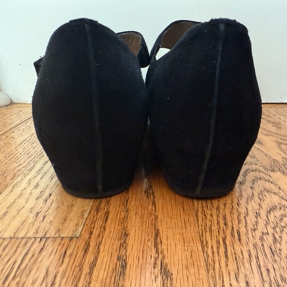Anyi Lu Shirlee Black Suede Mary Jane Shoe (MADE IN ITALY) - Picture 11 of 14